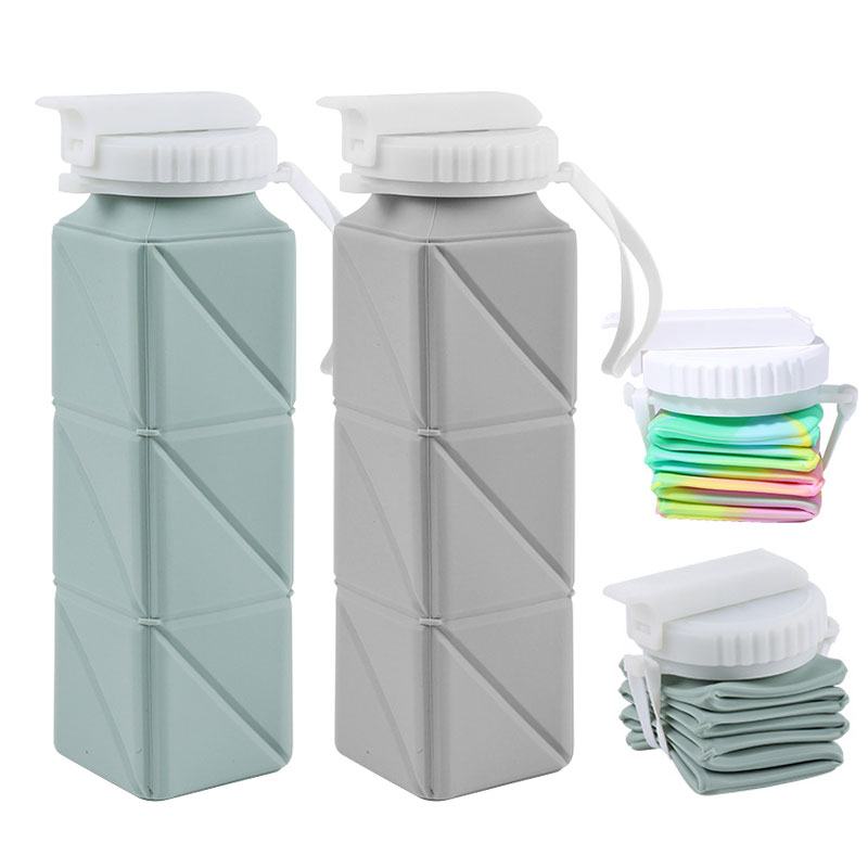 Outdoor Camping Water Tank - 620ml Collapsible Water Bottle Cup with