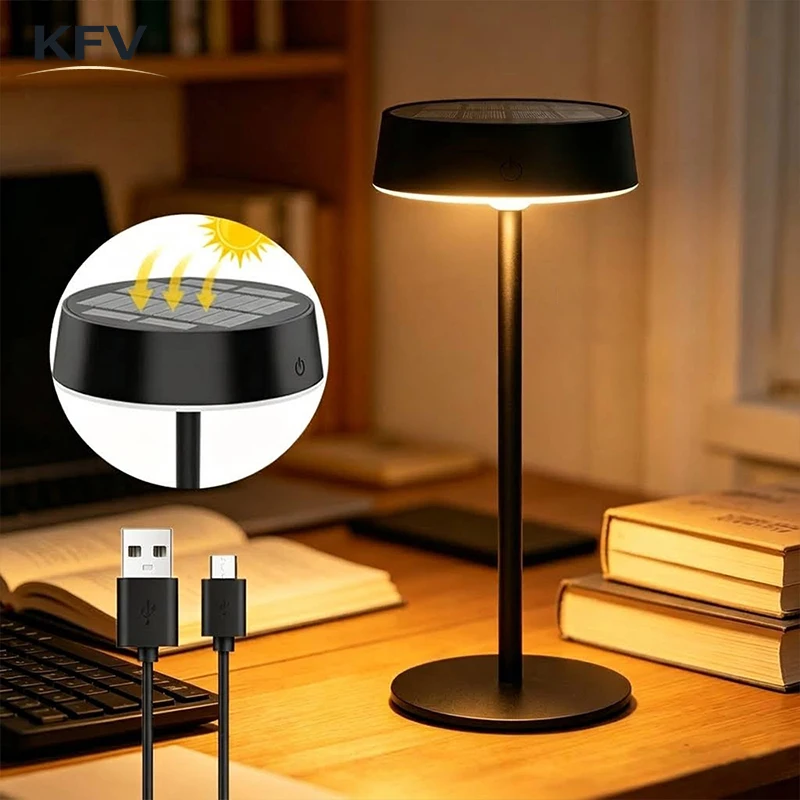 Camping Solar Lantern - KFV LED Desk Lamp Solar Light