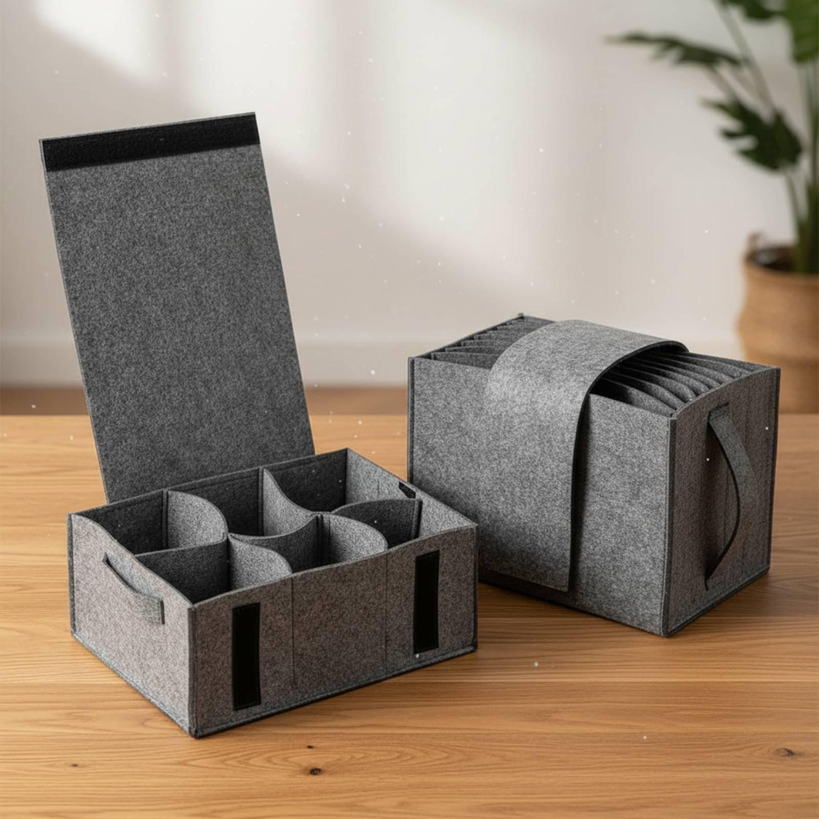 Outdoor Camping Equipment - Household Felt Storage Pouch Portable Tableware