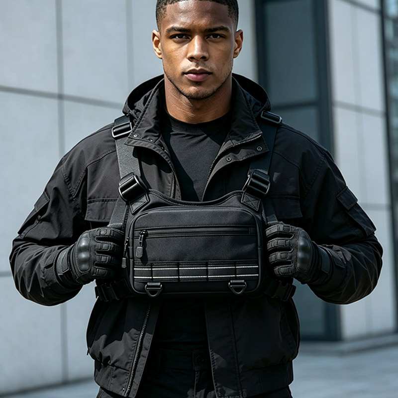 Outdoor Camping Vest - Men's Sports Chest Bag Tactical Vest