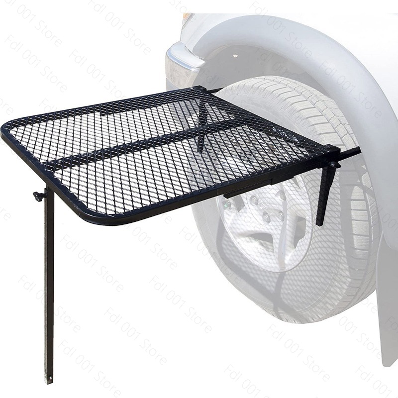 Camp Table Folding - Car Camping Grill Tire Metal Folding
