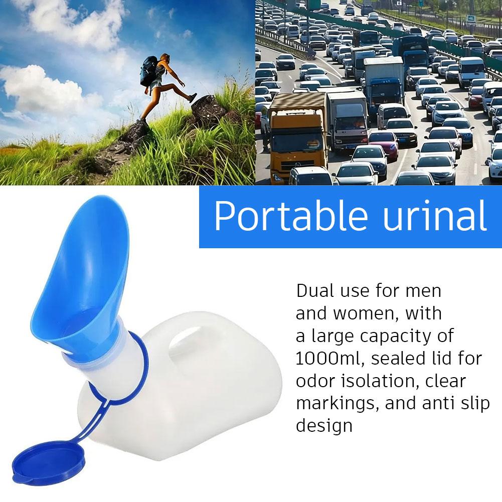 Outdoor Camping Water Tank - 1000ML Portable Urinal Bottle Unisex Travel