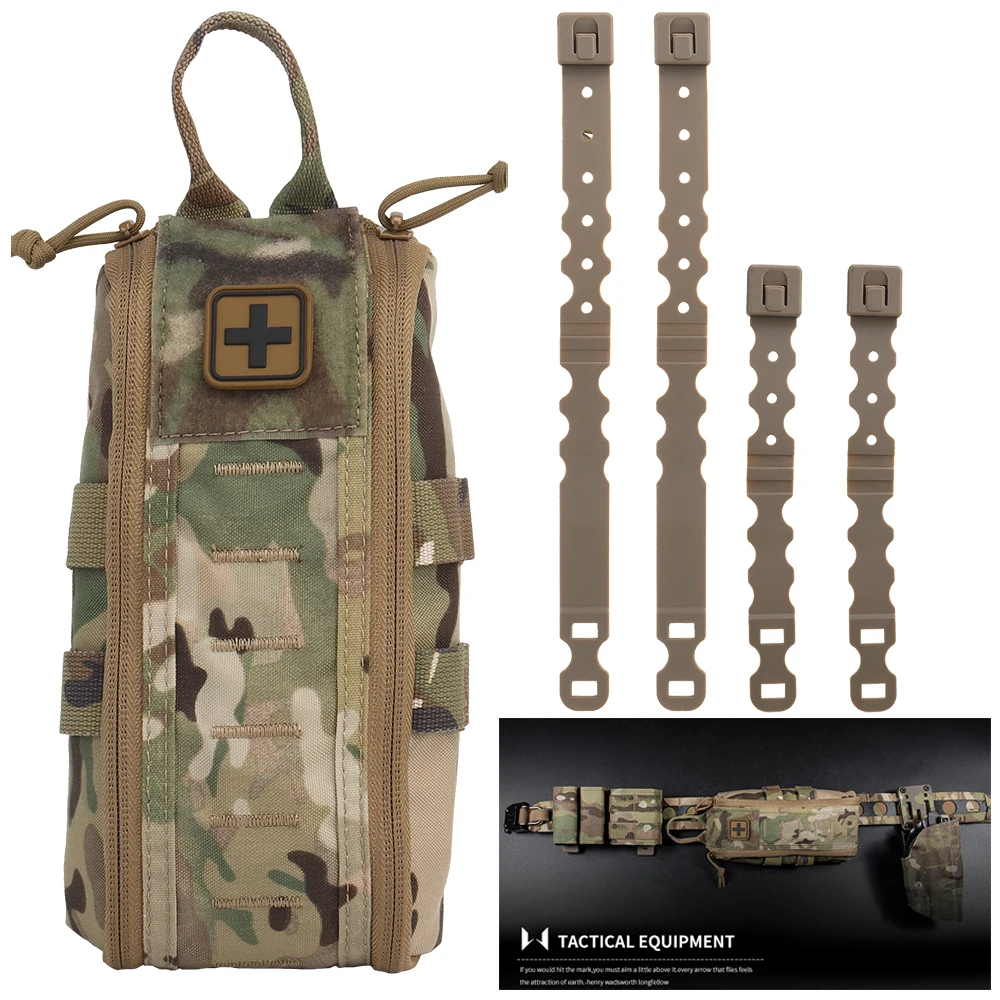 Outdoor Camping Vest - Camping First Aid Kit MOLLE Waist