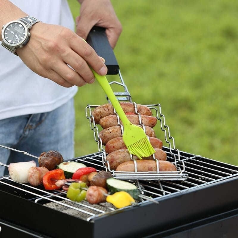 Outdoor Camping Equipment - Portable Camping BBQ Grill Compact Lightweight