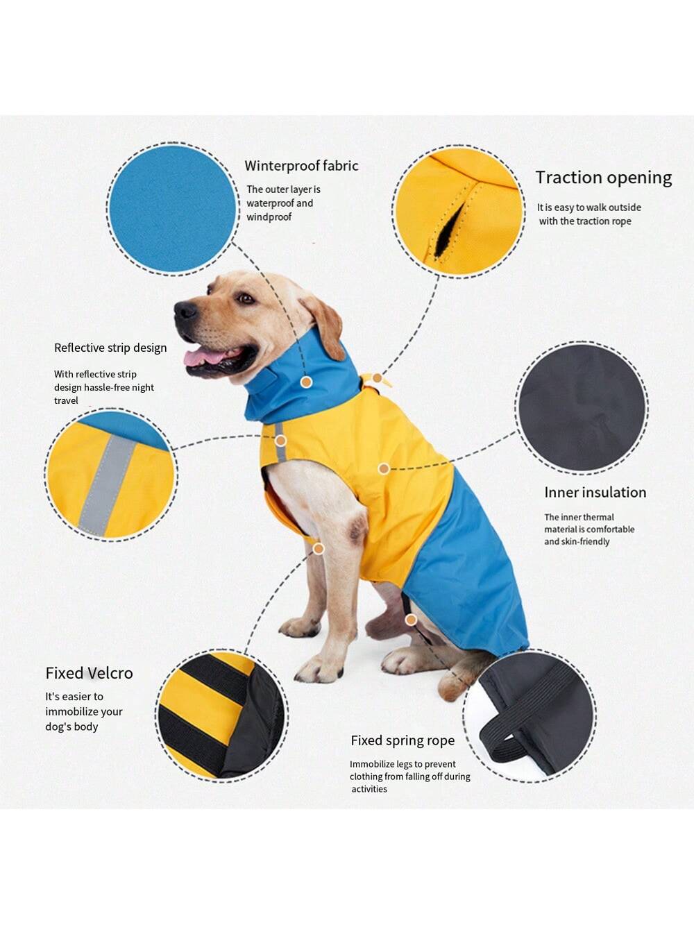 Windproof Waterproof Dog Warm  - огляд і ціна Outdoor Camping Vest