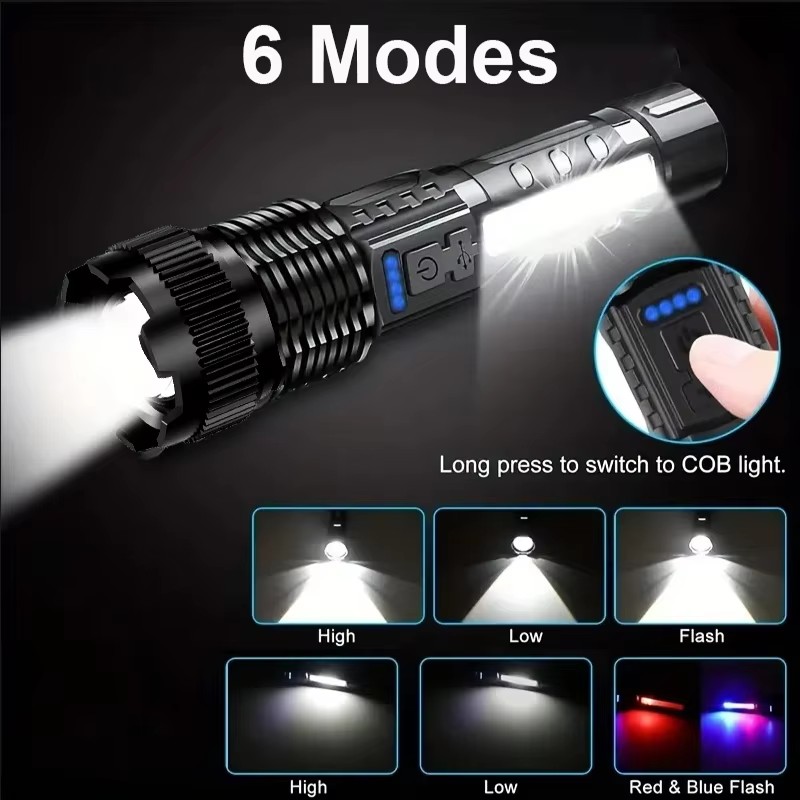 2pcs/set High Power LED Flashl - огляд і ціна Outdoor Camping Glamping Share