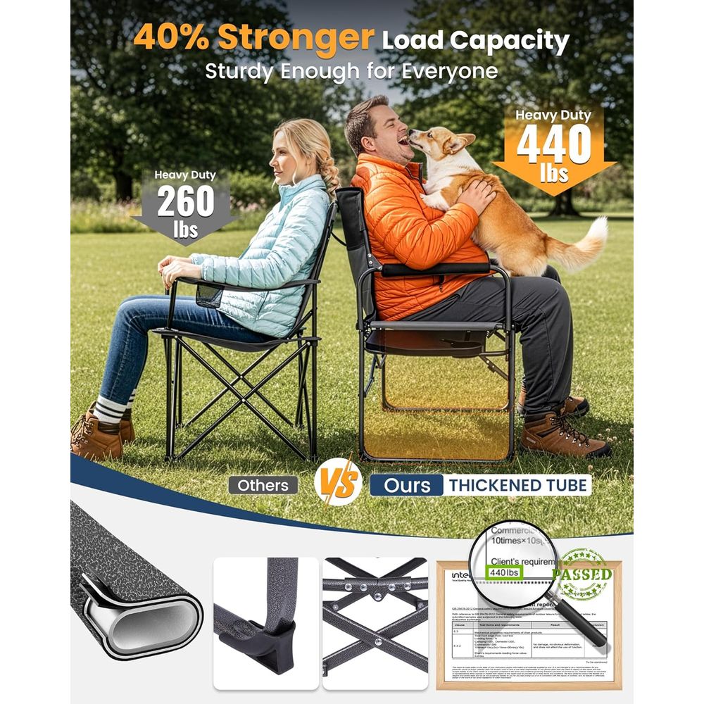 Oversized Camping Directors Ch - огляд і ціна Camp Table Folding