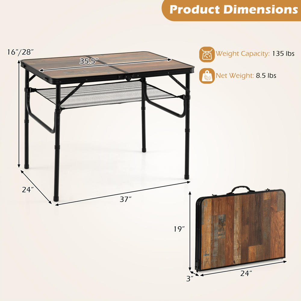 Single Folding Camping Table C - огляд і ціна Camp Table Folding