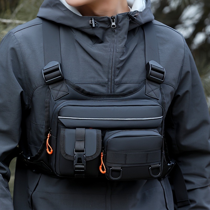 Men's Tactical Chest Bag, Runn - огляд і ціна Outdoor Camping Vest