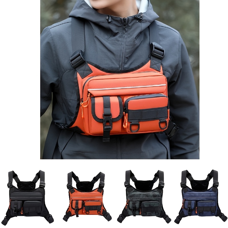 Men's Tactical Chest Bag, Runn - огляд і ціна Outdoor Camping Vest