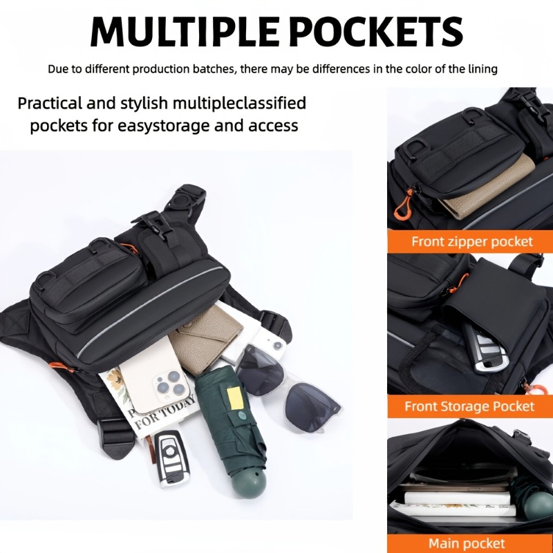 Men's Tactical Chest Bag, Runn - огляд і ціна Outdoor Camping Vest