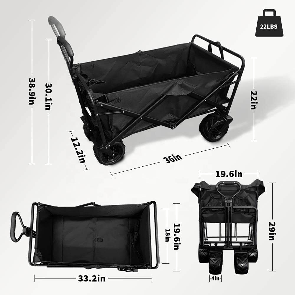 New Large Capacity Big Wheels  - огляд і ціна Camp Table Folding