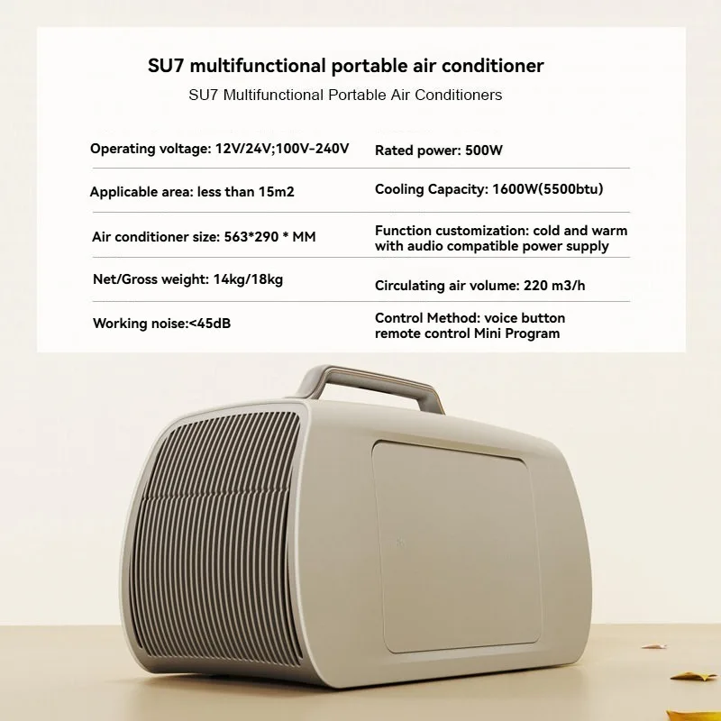 110V/220V Portable Mobile Air  - огляд і ціна Outdoor Camping Air Conditioner