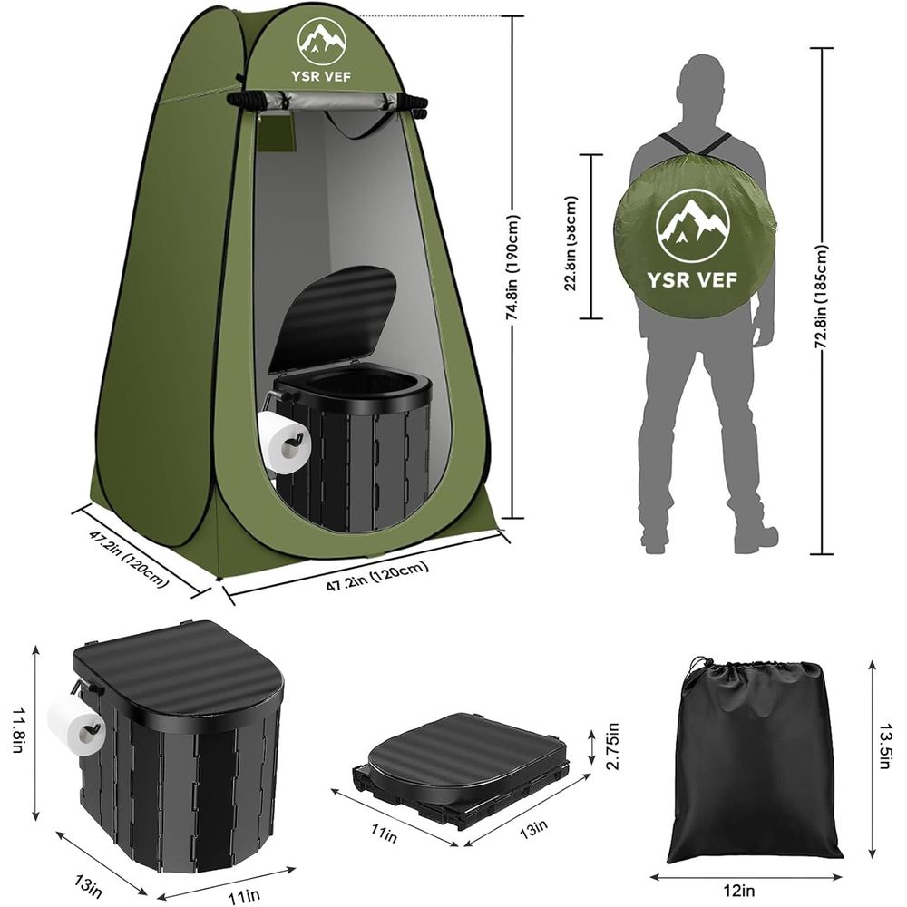 Portable Toilet Kit, Camping T - огляд і ціна Outdoor Camping Tent