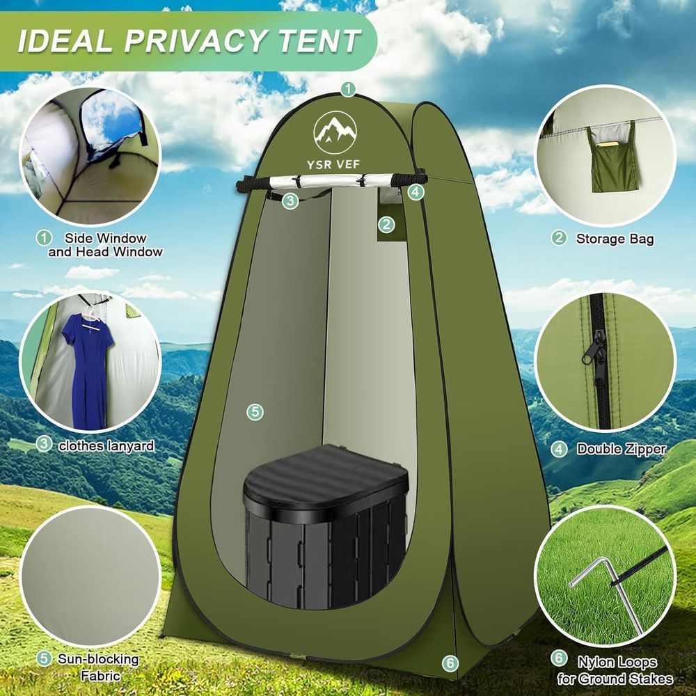 Portable Toilet Kit, Camping T - огляд і ціна Outdoor Camping Tent