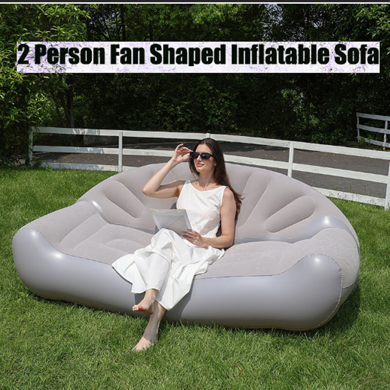Fan Shaped Inflatable Sofa 2 P - огляд і ціна Outdoor Camping Couch