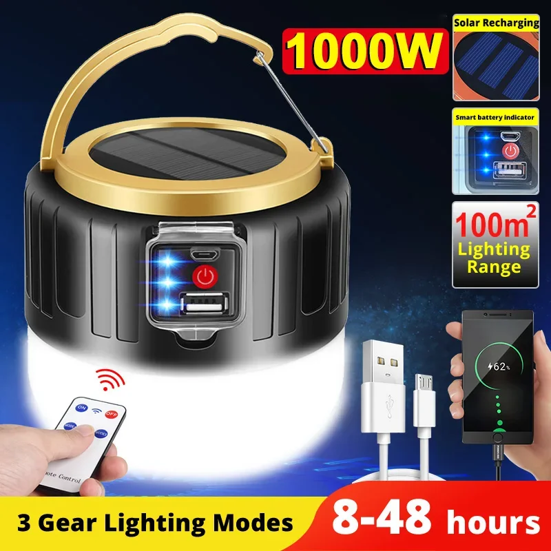 LED Solar Camping Light Power  - огляд і ціна Camping Solar Lantern