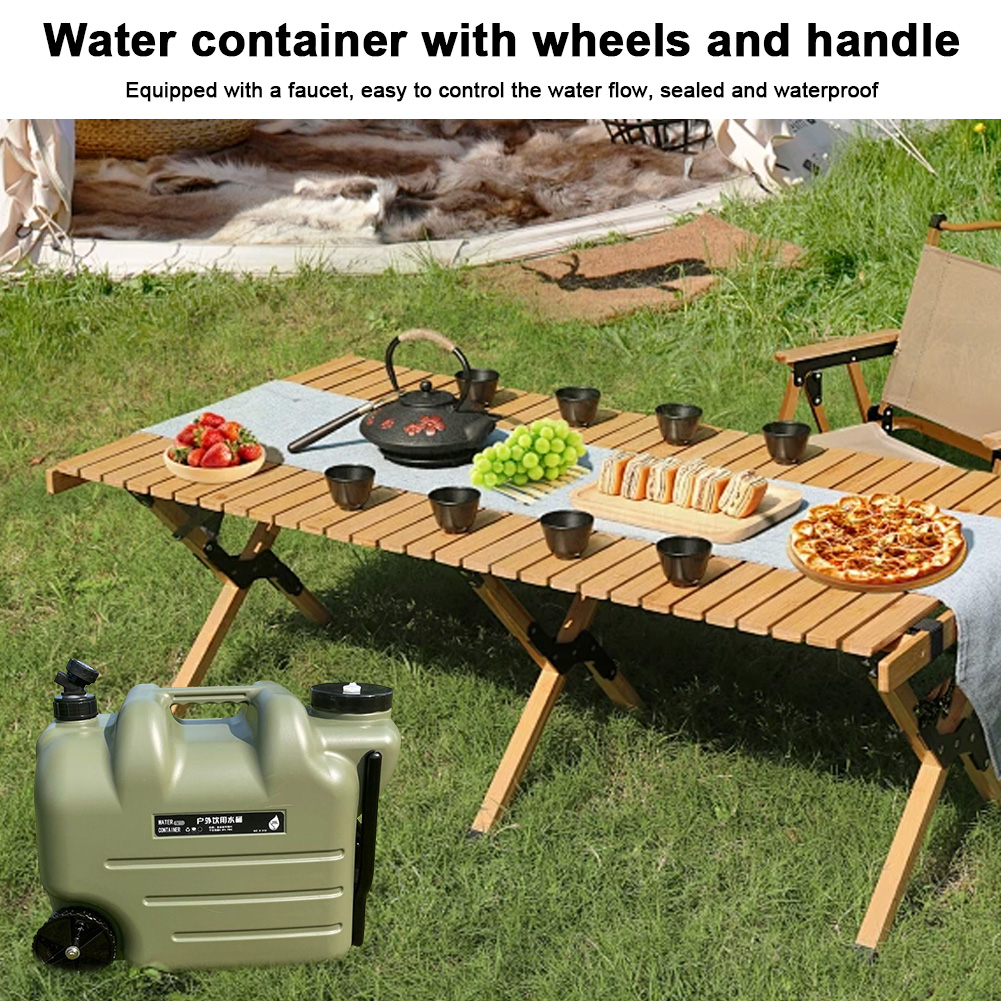 28L Camping Outdoor Bucket wit - огляд і ціна Outdoor Camping Water Tank