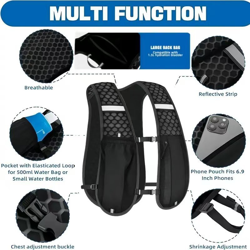 Running Hydration Vest for Wom - огляд і ціна Outdoor Camping Vest