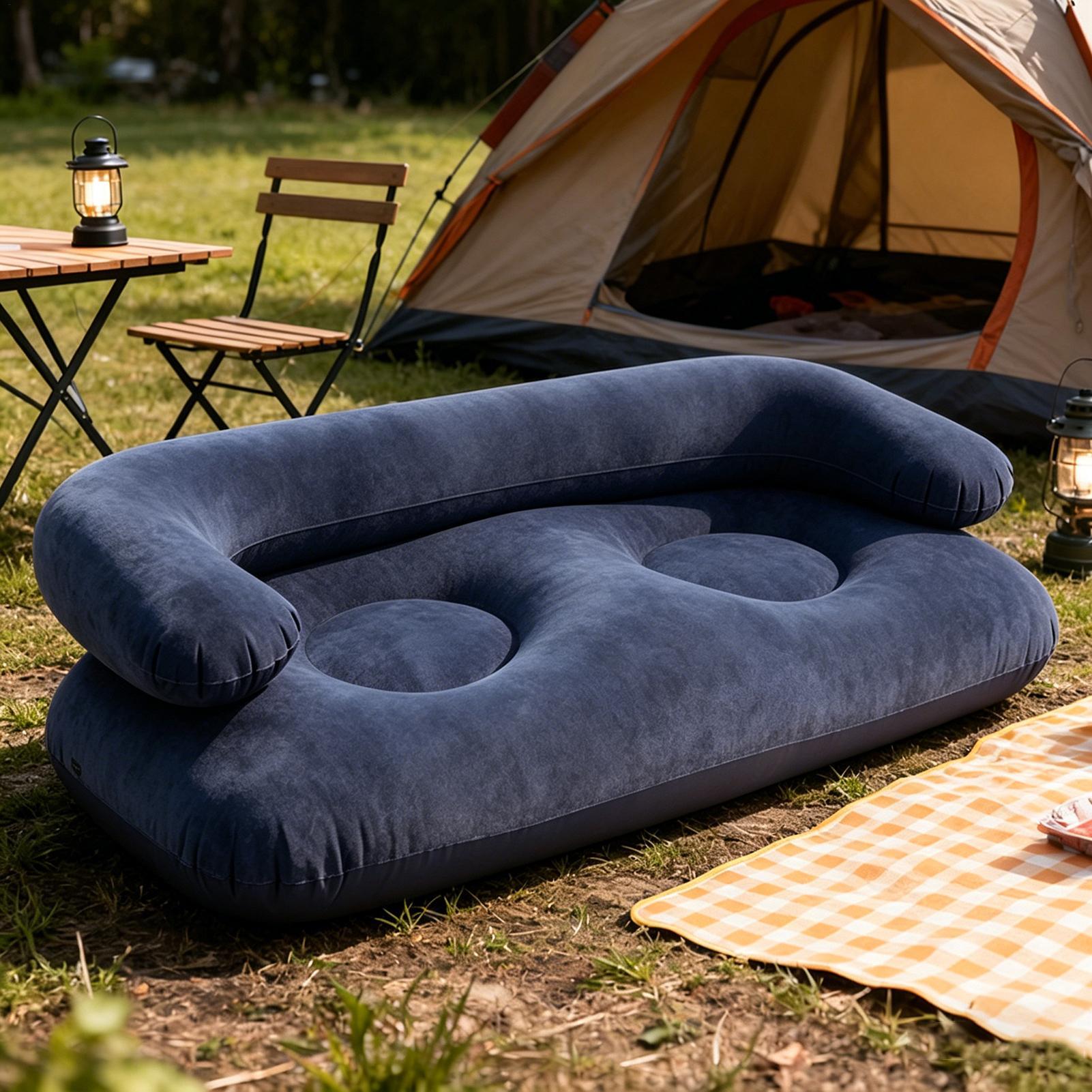 Double Inflatable Air Sofa Two - огляд і ціна Outdoor Camping Couch