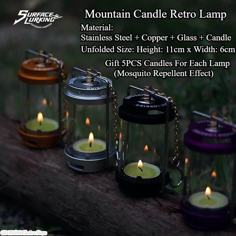 GOPEAK Outdoor Candle Lights S - огляд і ціна Outdoor Camping Glamping Share