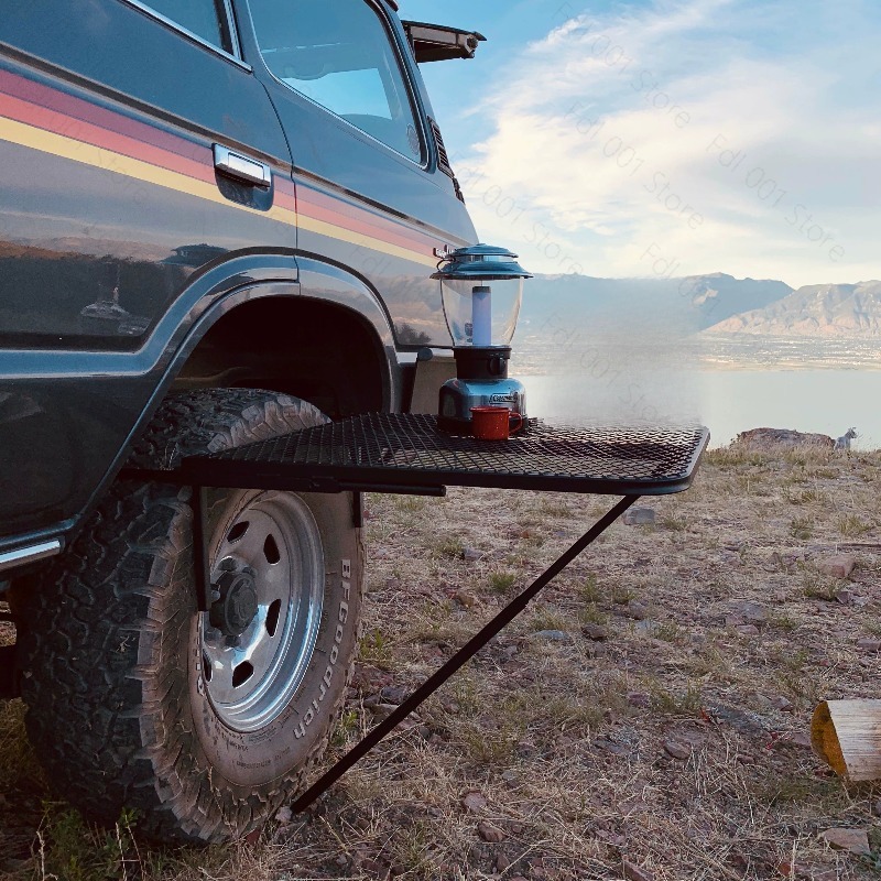Car Camping Grill Tire Metal F - огляд і ціна Camp Table Folding