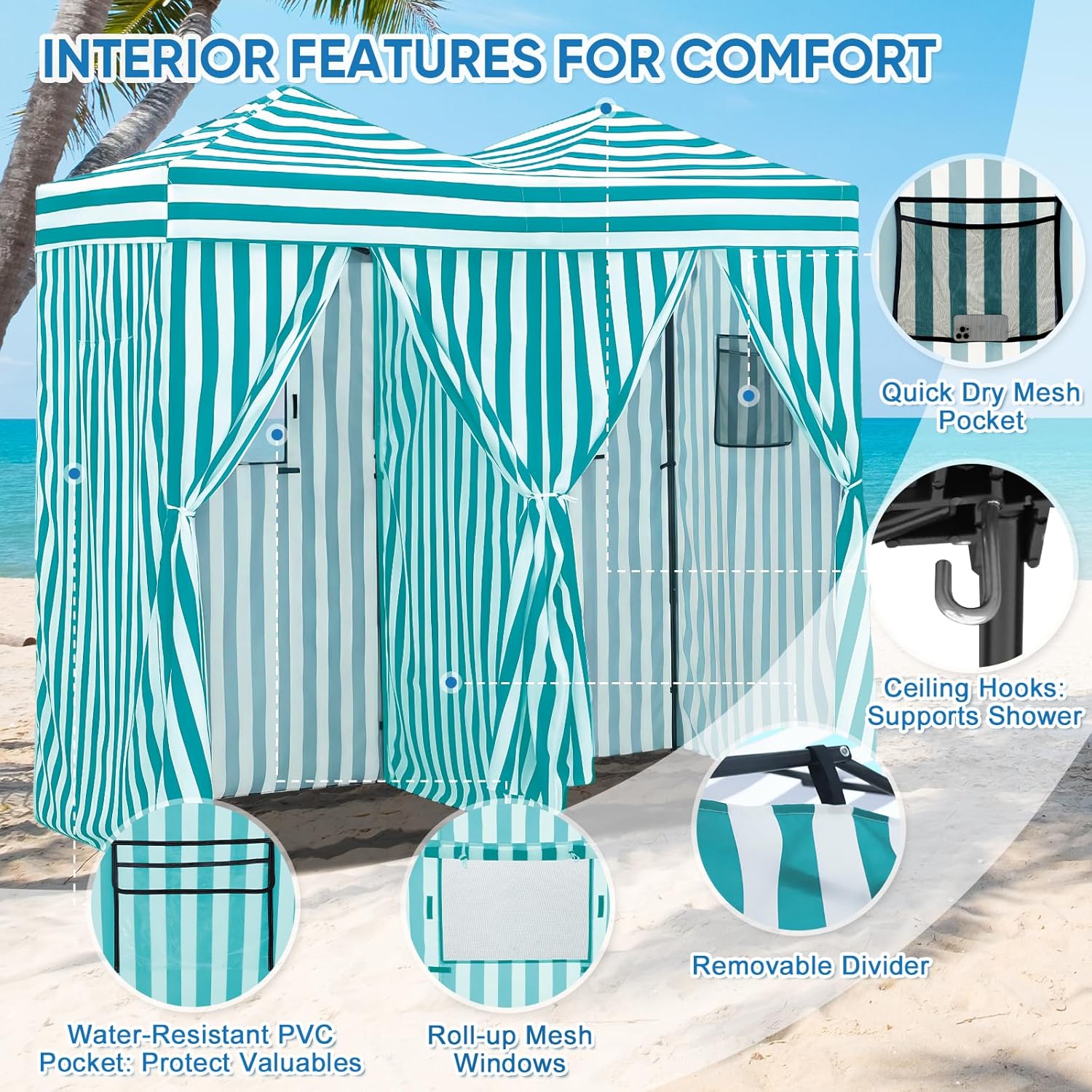Outdoor Portable 2-Room Pop Ch - огляд і ціна Outdoor Camping Tent