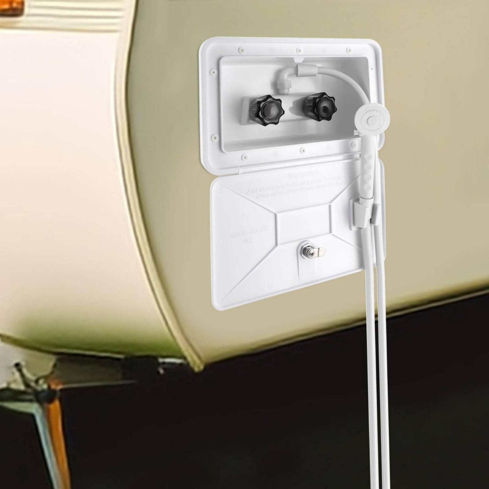 RV Exterior Shower Box Compact - огляд і ціна Outdoor Camping Showers