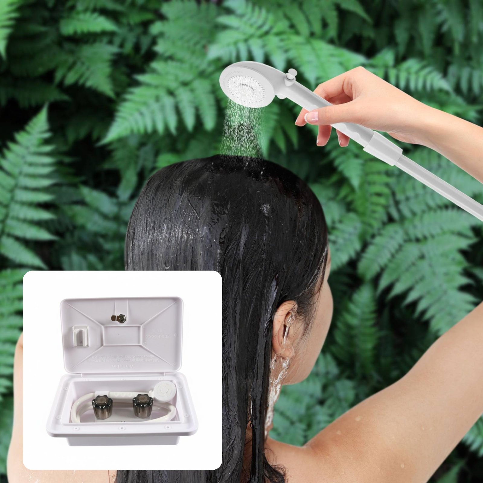 RV Exterior Shower Box Compact - огляд і ціна Outdoor Camping Showers