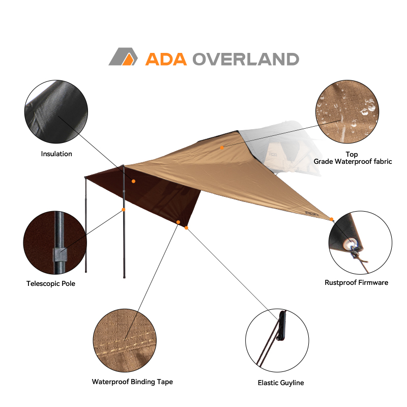 Waterproof Oxford Canopy Tent  - огляд і ціна Outdoor Camping Awning