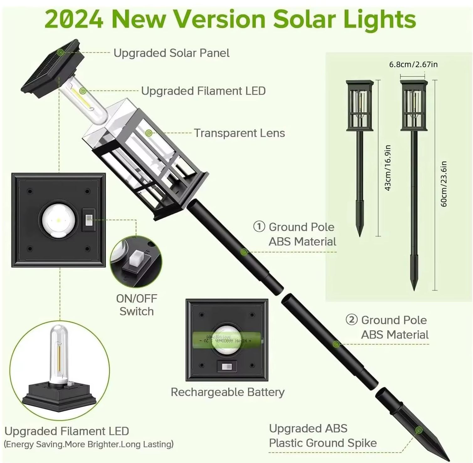 Solar Pathway Light Outdoor So - огляд і ціна Camping Solar Lantern