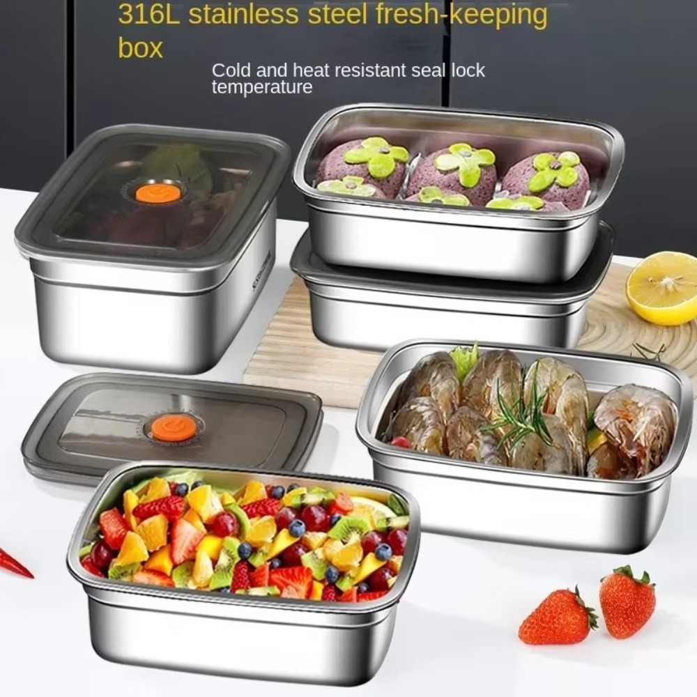 Stainless Steel Camping Lunch  - огляд і ціна Outdoor Camping Fridge