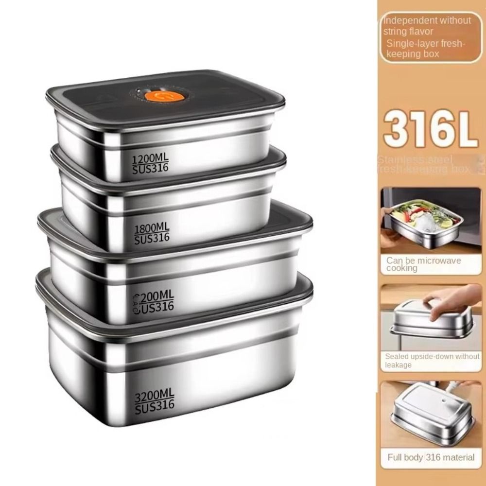 Stainless Steel Camping Lunch  - огляд і ціна Outdoor Camping Fridge