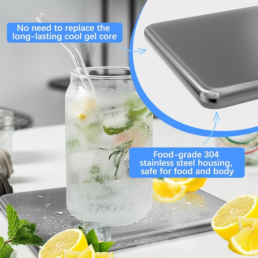 Stainless Steel Ice Pack for C - огляд і ціна Outdoor Camping Fridge
