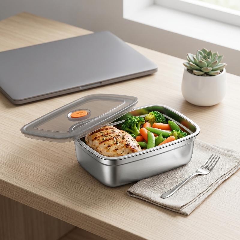 Stainless Steel Camping Lunch  - огляд і ціна Outdoor Camping Fridge