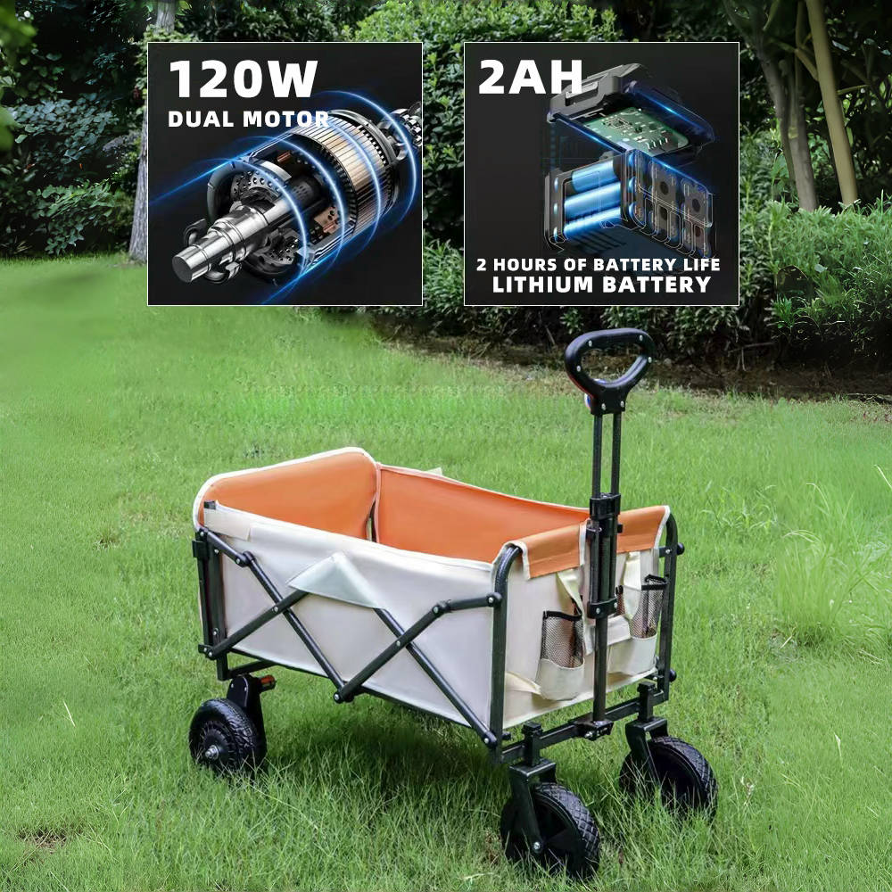 Electric Camping Wagon Cart Fo - огляд і ціна Camp Table Folding