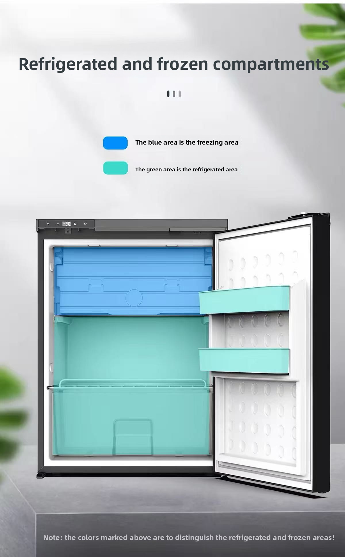 CR50 DC12/24V 60W Mini Size Du - огляд і ціна Outdoor Camping Fridge