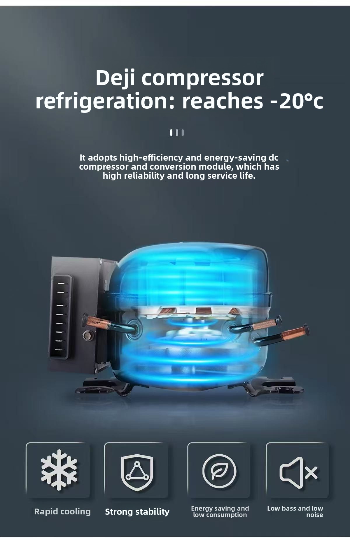 CR50 DC12/24V 60W Mini Size Du - огляд і ціна Outdoor Camping Fridge