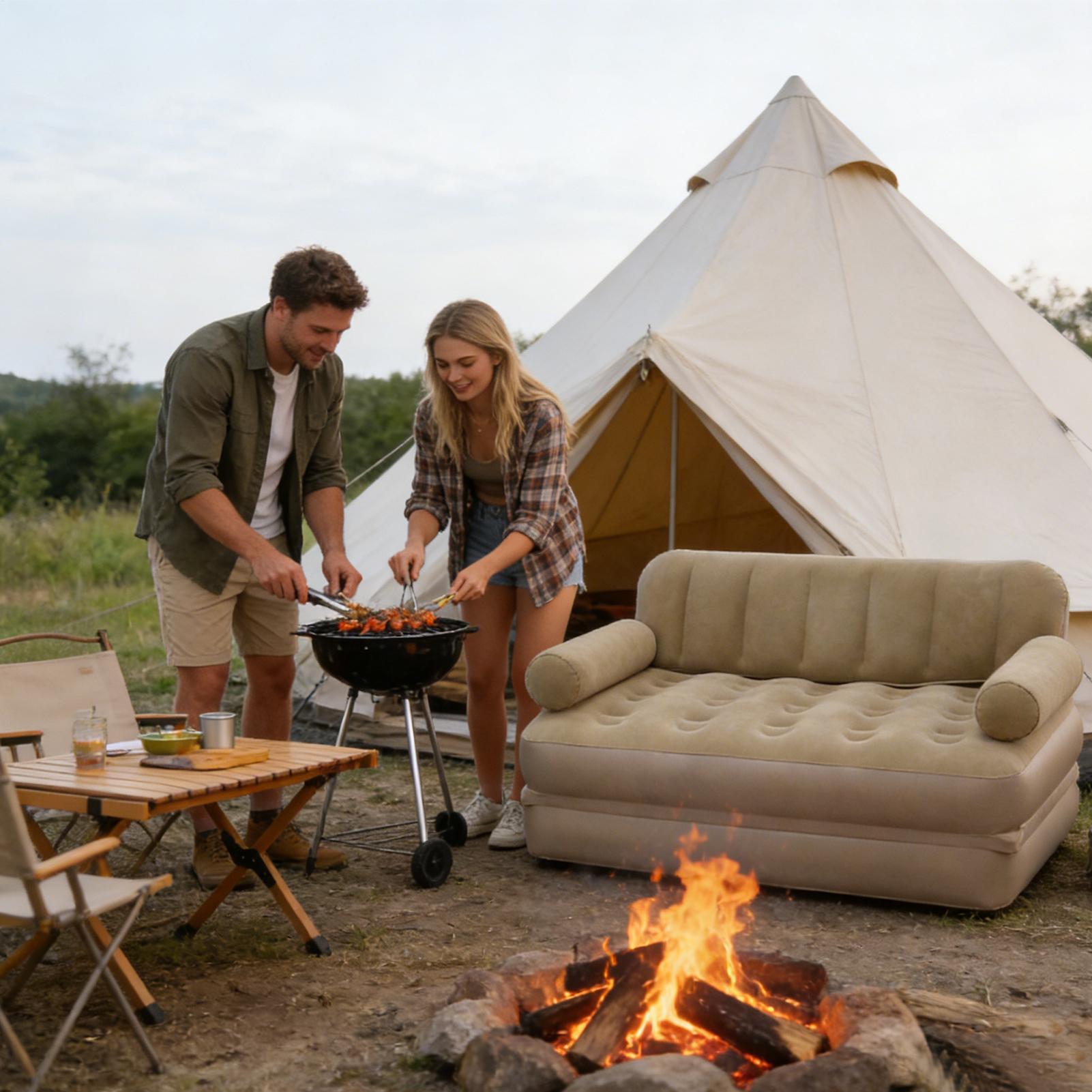 Air Sofa With Air Pump Folding - огляд і ціна Outdoor Camping Couch