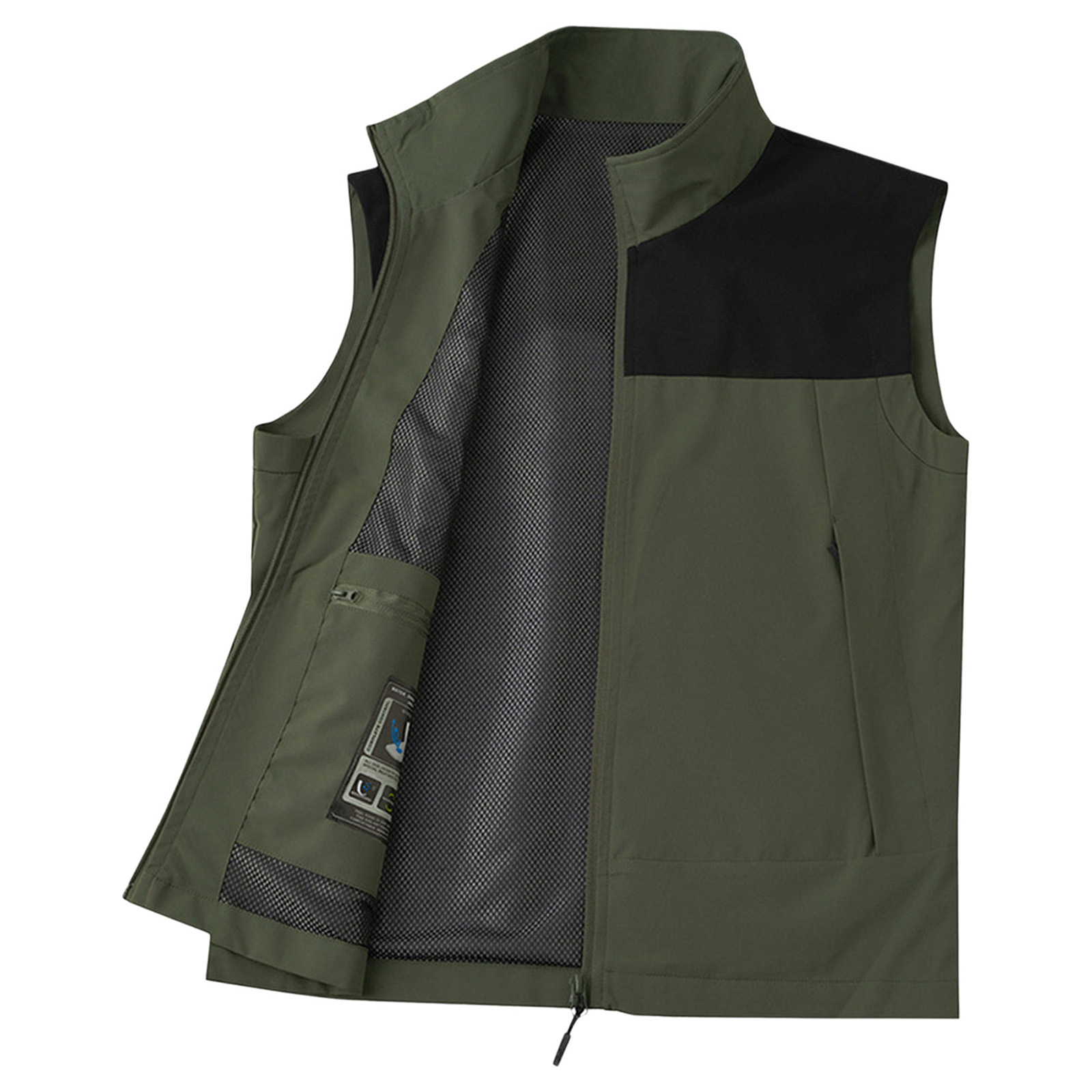 #M-5XL Men Golf Vest Stand Col - огляд і ціна Outdoor Camping Vest