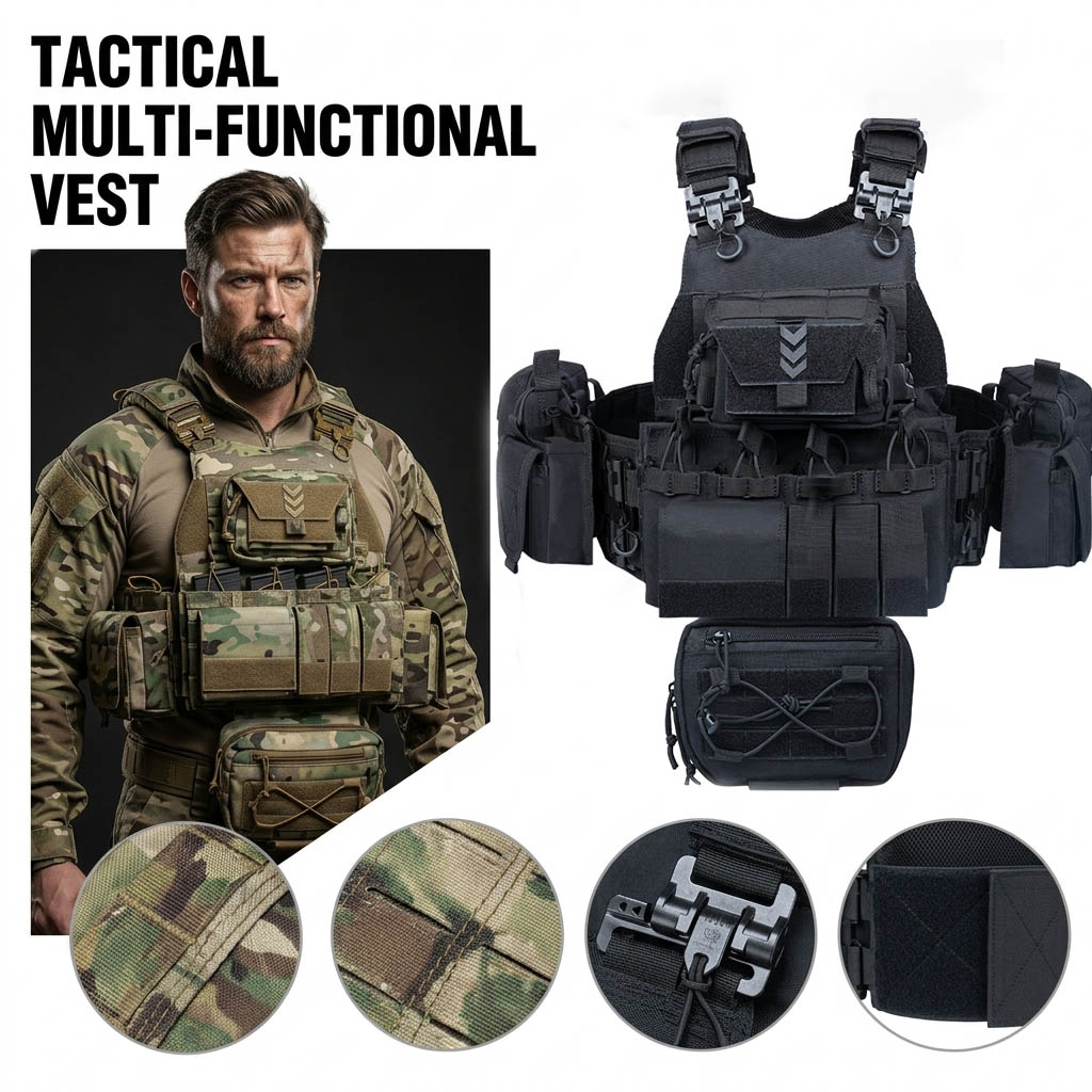 Camouflage Training Vest Outdo - огляд і ціна Outdoor Camping Vest