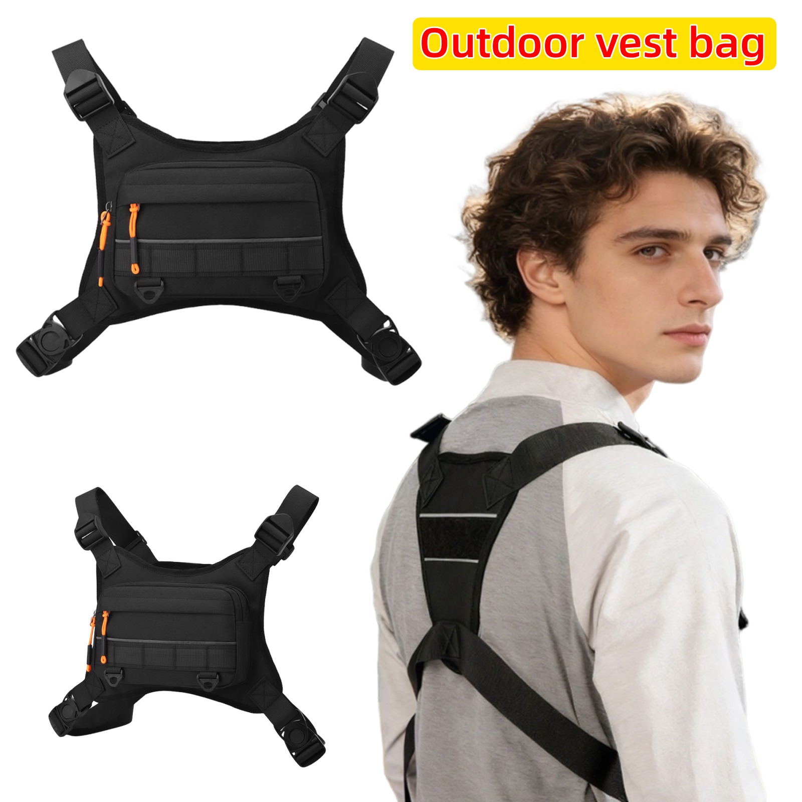 Outdoor Vest Bag Breathable Fr - огляд і ціна Outdoor Camping Vest