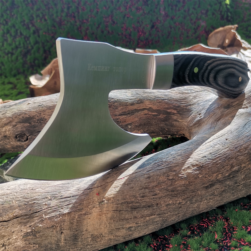 Wooden Handle Stainless Steel  - огляд і ціна Camp Axe Hatchet