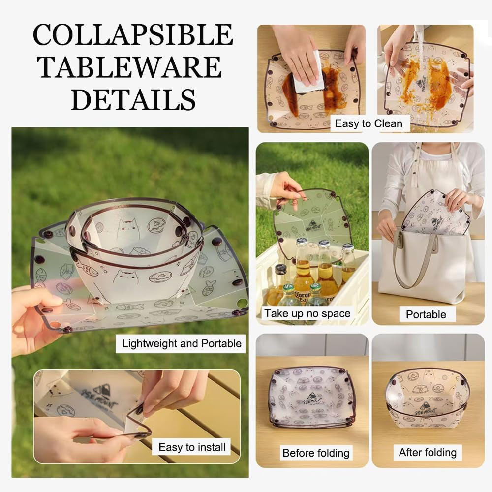 Portable Camping Tableware Set - огляд і ціна Outdoor Camping Glamping Share