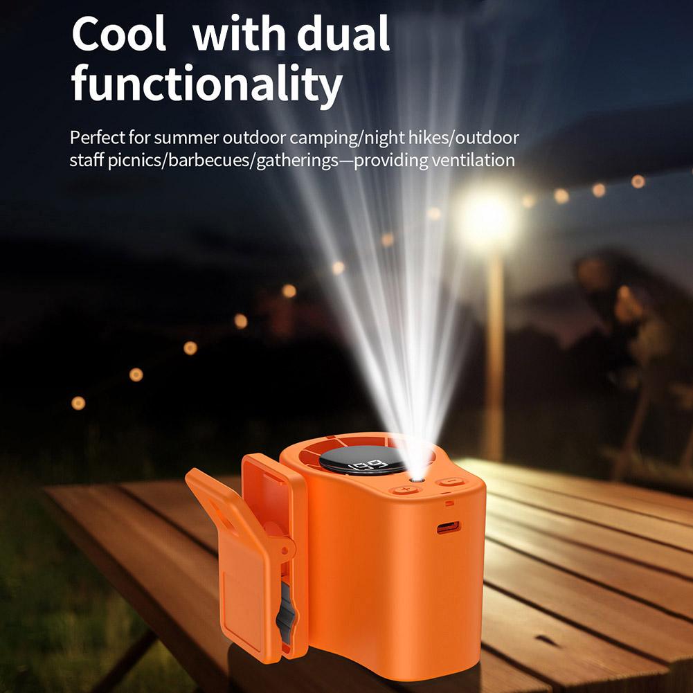 Mini Hands Free Waist Fan Port - огляд і ціна Outdoor Camping Air Conditioner