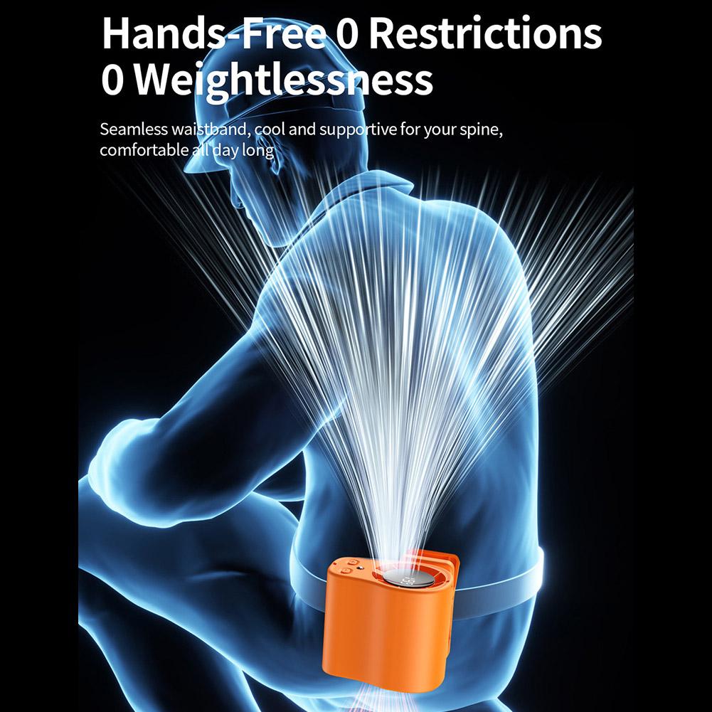 Mini Hands Free Waist Fan Port - огляд і ціна Outdoor Camping Air Conditioner