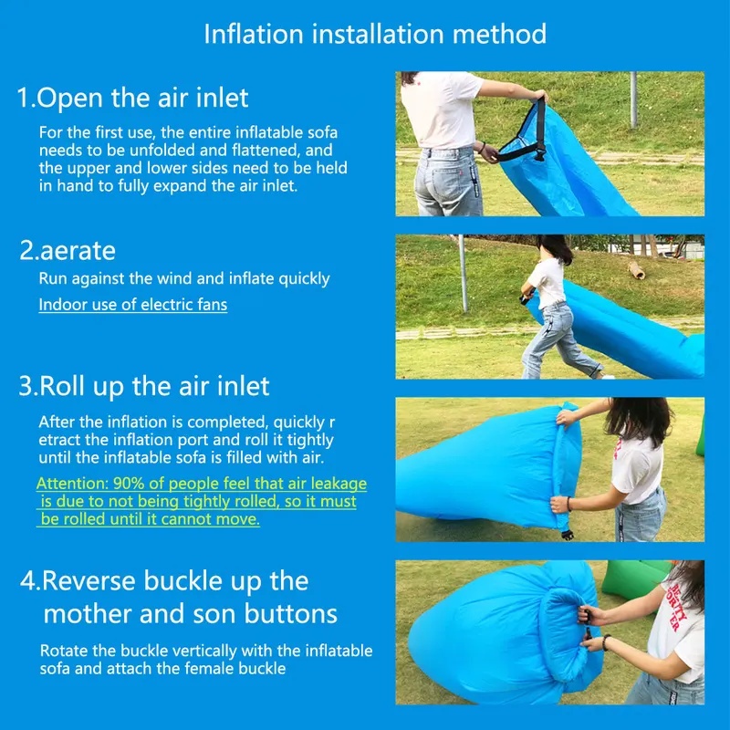 Portable Inflatable Sofa Loung - огляд і ціна Outdoor Camping Couch