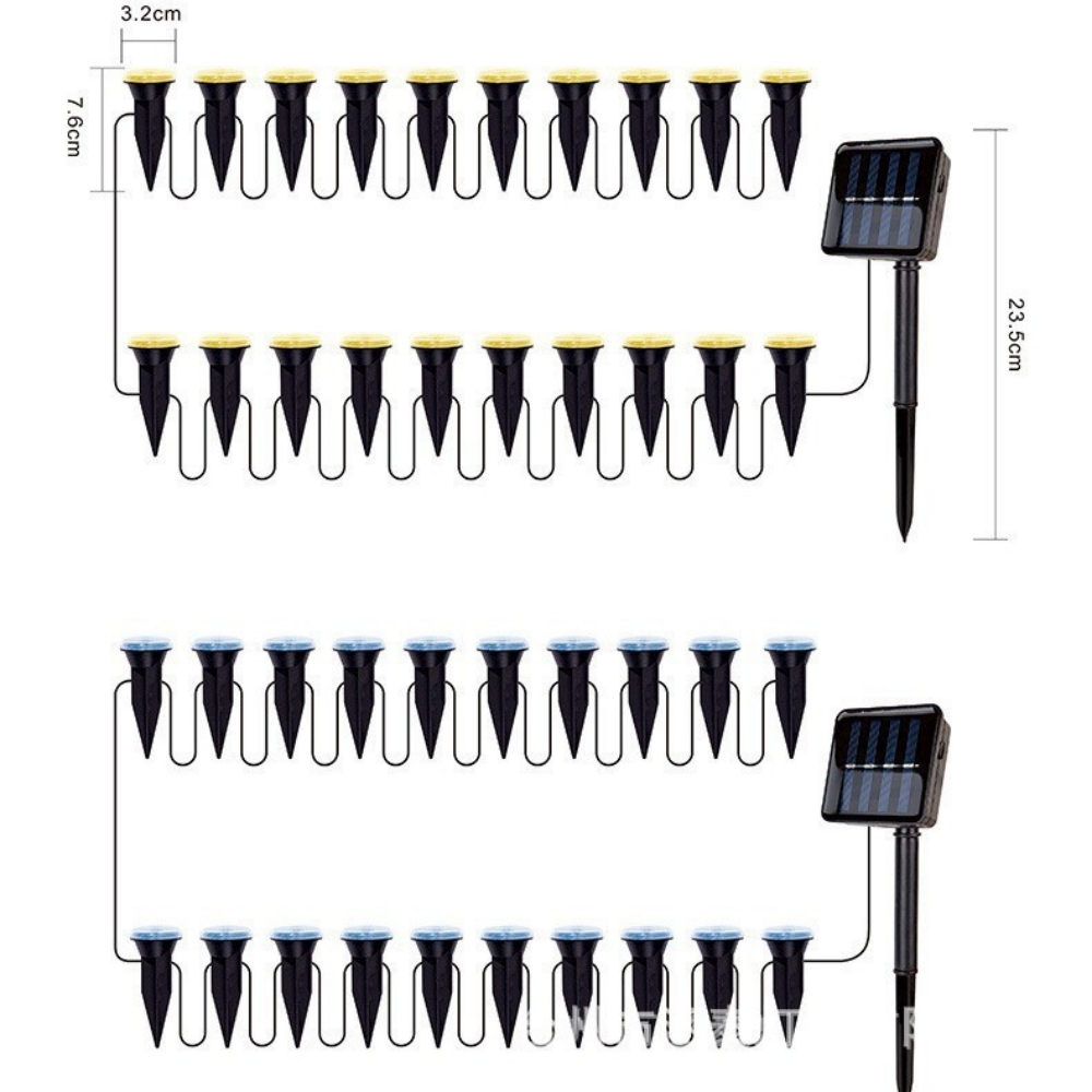 30/20/10LEDs Solar Garden Ligh - огляд і ціна Camping Solar Lantern