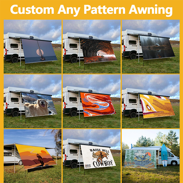 Custom Pattern UV Resistant Fo - огляд і ціна Outdoor Camping Awning