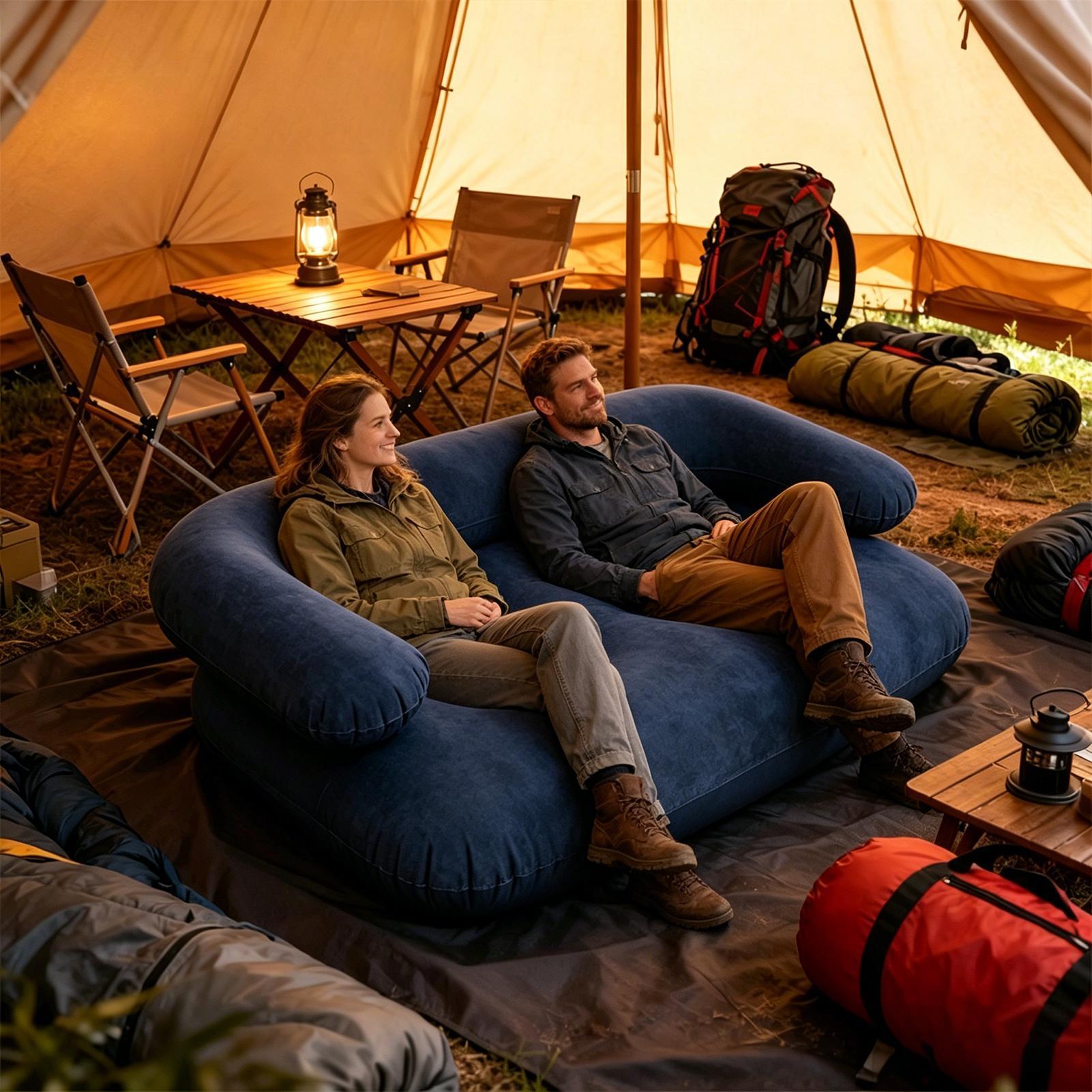 Inflatable Couch for Camping I - огляд і ціна Outdoor Camping Couch